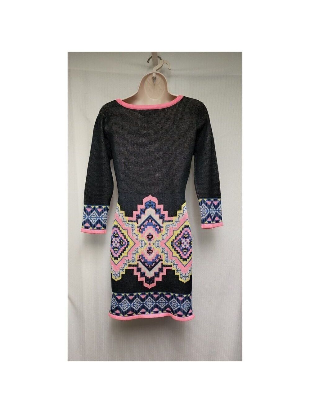 Flying Tomato Women Blue Casual Dress Medium - Picture 6 of 8